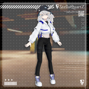 【アバター向け衣装3Dモデル】BRISK Street Style -ブリスクストリートスタイル-【スキニーパンツ＆パーカー】 缩略图 31