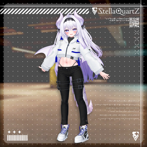 【アバター向け衣装3Dモデル】BRISK Street Style -ブリスクストリートスタイル-【スキニーパンツ＆パーカー】 缩略图 13