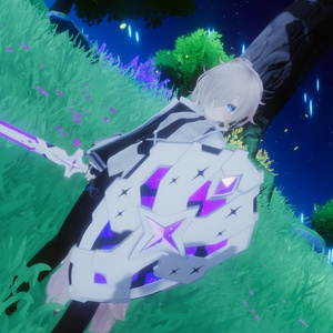 【ギミック付き3Dモデル】StarryKnightsSword&Shield-星騎士の白剣＆盾-【剣盾】 缩略图 4