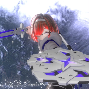 【ギミック付き3Dモデル】StarryKnightsSword&Shield-星騎士の白剣＆盾-【剣盾】 缩略图 6
