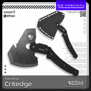 【ギミック付き3Dモデル】Critedge-クリテージ-【ハンドアックス】