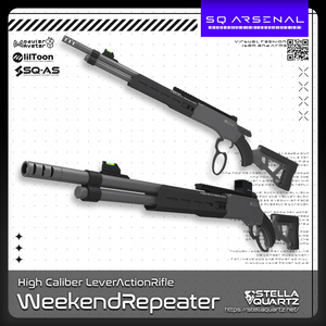 【ギミック付き3Dモデル】WeekendRepeater-ウィークエンドリピーター-【大口径レバーアクションライフル】
