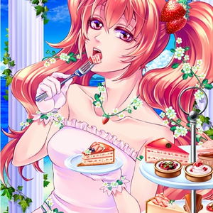 「A4サイズイラストカード」洋菓子擬人化
