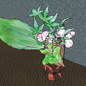 パソコンで生け花お手軽セット　無料版　 "Easy Ikebana Starter Set for SketchUp"