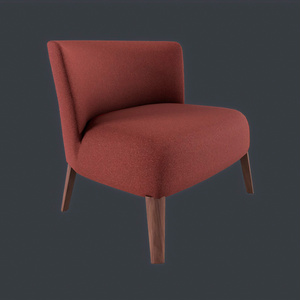 armchair and small table for vrchat