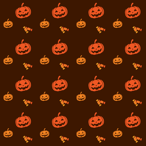 【6枚セット】ハロウィン　シームレスペーパー　デジタルペーパー　