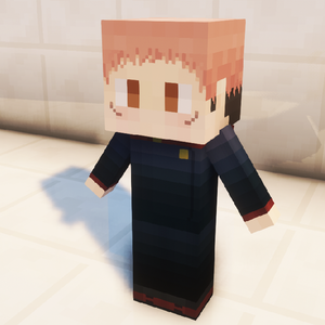 【Minecraft 1.12.2,1.16.5~】littleMaidMobマルチモデル・虎杖悠仁ver.0.2.1