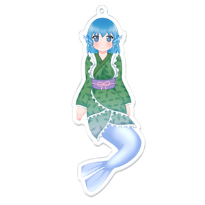 東方projectアクリルキーホルダー　わかさぎ姫
