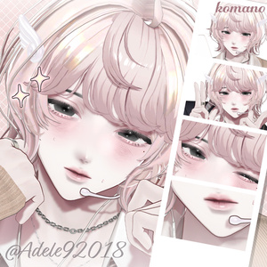 【4アバター対応】 Lovesick Pair Makeup & Eye Texture ❤︎₊ ⊹ +Free Pose 缩略图 8