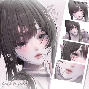 【4アバター対応】 Lovesick Pair Makeup & Eye Texture ❤︎₊ ⊹ +Free Pose 缩略图 7