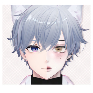 【4アバター対応】 Lovesick Pair Makeup & Eye Texture ❤︎₊ ⊹ +Free Pose 缩略图 15