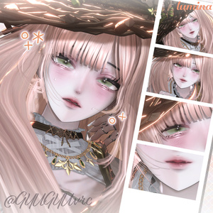 【4アバター対応】 Lovesick Pair Makeup & Eye Texture ❤︎₊ ⊹ +Free Pose 缩略图 10