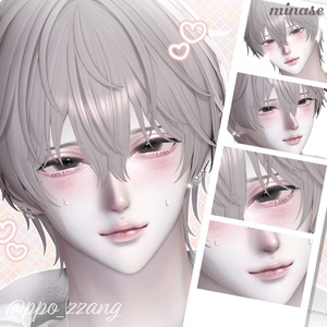 【4アバター対応】 Lovesick Pair Makeup & Eye Texture ❤︎₊ ⊹ +Free Pose 缩略图 5