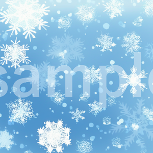 雪の結晶のイラスト背景素材 10枚セット