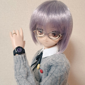MDD/DDサイズ ドール用下着『ピンク×水色ハート』『レトロハート