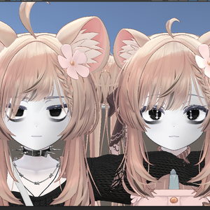 【Manuka/マヌカ対応】ゴスっぽい目のくまメイク / Goth makeup
