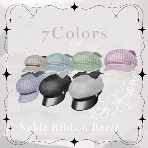 ♡Noble Ribbon Beret♡（リボン付きベレー帽） 缩略图 4