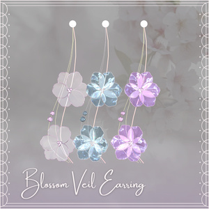 ♡ Blossom Veil Earring ♡ 缩略图 3