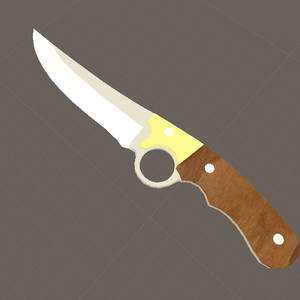 【VRC向け】Trigger finger knife