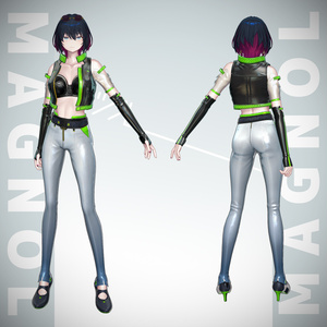 オリジナル3Dモデル「マグノル」 缩略图 2