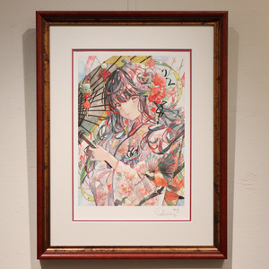 匿名配送】優子鈴 水彩画 PAINTISM 限定版 複製原画 - メルカリ
