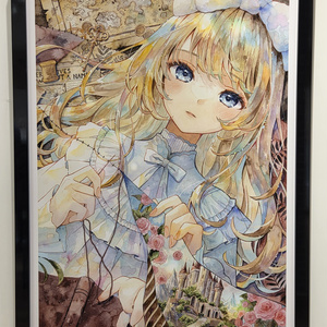 予約】【おにねこ直筆サイン入り】クリア色紙『Breath of life』 - Imy