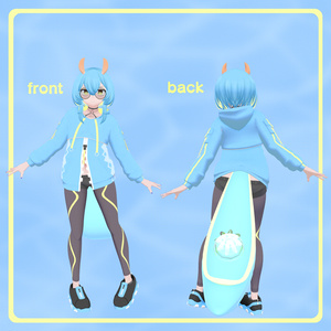 【VRChat向けオリジナル3Dモデル】セロスティ 缩略图 2