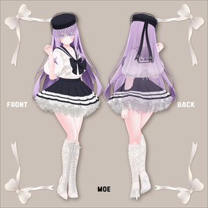 【5体対応】レースと手刺繍のセーラー服 | BEAMS [VR限定] 缩略图 6