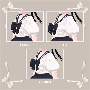 【5体対応】レースと手刺繍のセーラー服 | BEAMS [VR限定] 缩略图 7