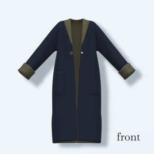 Demi-Luxe BEAMS ツートン ロングコート | BEAMS 缩略图 5