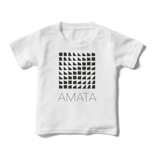 AMATAロゴキッズTシャツ(白)