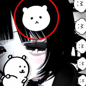 [FREE] 自虐的なクマ ヘアクリップ Self-Deprecating Bear Hairclip (:ᘌ 缩略图 2