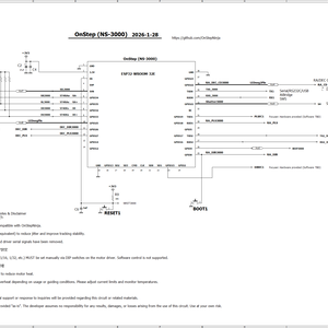 OnStep NS-3000 (Unofficial Derivative) [Slew 0.8 / Standard–High Speed Motors]