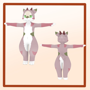【オリジナル3Dモデル】ルーベル（Ruber）Design by ゆーだい 缩略图 2