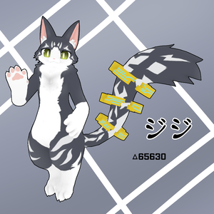 【オリジナル3Dモデル】ジジ（Zizi）