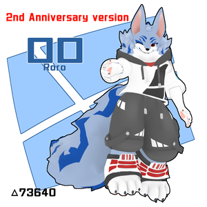 【オリジナル3Dモデル】ロロ(Roro) 2nd Anniversary