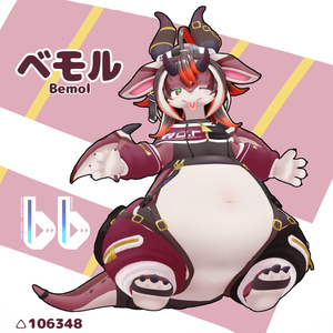 【オリジナル3Dモデル】ベモル(Bemol) Design by MASH