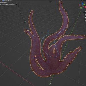 触手-FBXとBlenderファイル 缩略图 2