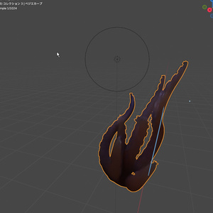 触手-FBXとBlenderファイル 缩略图 3