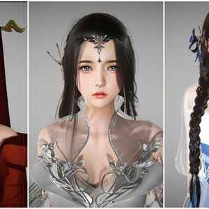 [PH][K-project][MOD-AA07]Hair Style x10 from moonlight blade