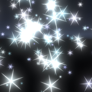 sparkly particle effect