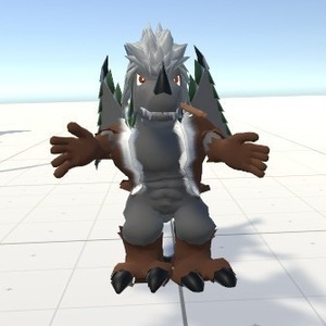 VRChat用アバター「シガードラゴン」ジャイアント版、SD版、シャドウ版【オリジナル3Dモデル】 缩略图 3