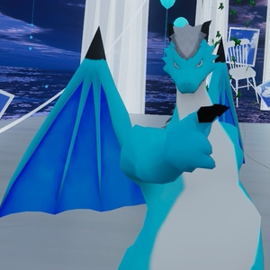 VRChat用アバター「軍竜ケモラス」【オリジナル3Dモデル】 缩略图 3