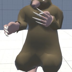 VRChat用アバター「叩けるモグラ」（モグラたたきギミック）(Physbone対応)【オリジナル3Dモデル】 缩略图 6
