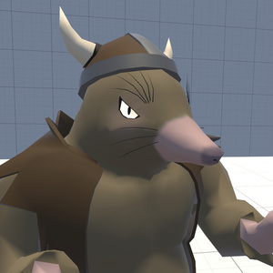 VRChat用アバター「叩けるモグラ」（モグラたたきギミック）(Physbone対応)【オリジナル3Dモデル】 缩略图 10