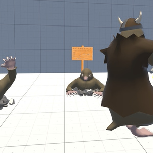 VRChat用アバター「叩けるモグラ」（モグラたたきギミック）(Physbone対応)【オリジナル3Dモデル】 缩略图 14