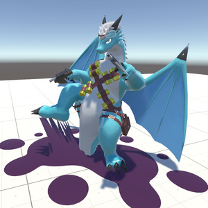 VRChat用アバター「撃てる軍竜ケモラスVer.3」【オリジナル3Dモデル】 缩略图 10