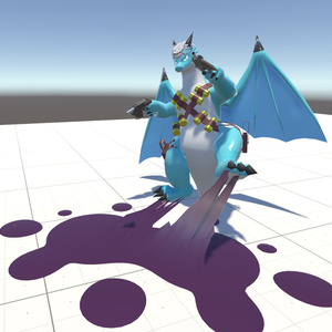VRChat用アバター「撃てる軍竜ケモラスVer.3」【オリジナル3Dモデル】 缩略图 9