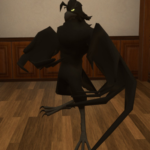 VRChat用アバター「フリーフォールや観覧車を設置できるカラスアバター」【オリジナル3Dモデル】 缩略图 11