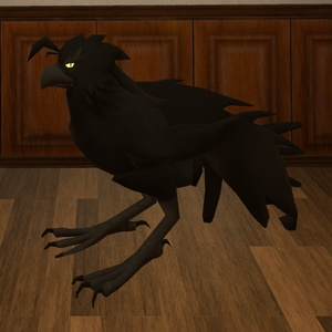 VRChat用アバター「フリーフォールや観覧車を設置できるカラスアバター」【オリジナル3Dモデル】 缩略图 13